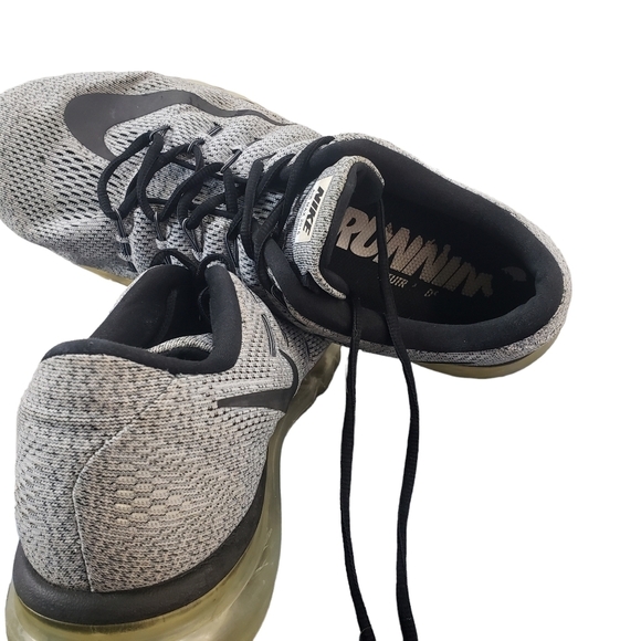 Nike Mens Size 14 Air Max 2016 Black and White Running Sneakers - Picture 8 of 9